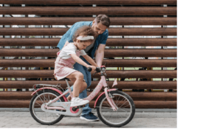 Dad teaching daughter to ride a bike how to talk to your kids about porn shame and porn