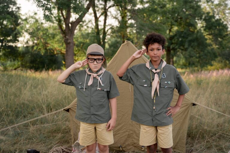 Boy Scouts saluting in woods, porn recovery and rebuilding healthy sexuality